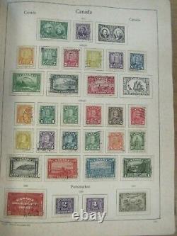 Classic Overseas Collection World In Old Ka-be Album Including Many Better Items