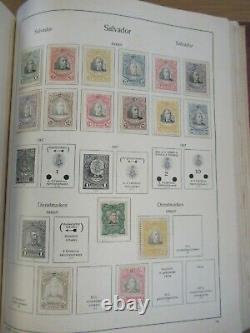 Classic Overseas Collection World In Old Ka-be Album Including Many Better Items