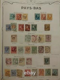 Classic World Collection Only Pre 1900 In Thick Lemaire Album Postage Free