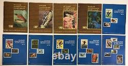 Collectible Stamp Lot (3 Binders) 1978 Audobon Birds/flowers And Nwf 1966-1982