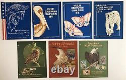 Collectible Stamp Lot (3 Binders) 1978 Audobon Birds/flowers And Nwf 1966-1982