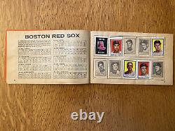 Collectible Vintage Topps Baseball Stamp Album, with 126 Star Player Stamps