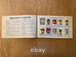 Collectible Vintage Topps Baseball Stamp Album, with 126 Star Player Stamps