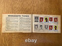 Collectible Vintage Topps Baseball Stamp Album, with 126 Star Player Stamps