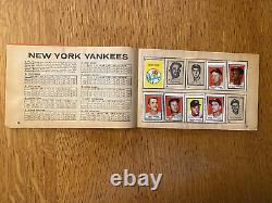 Collectible Vintage Topps Baseball Stamp Album, with 126 Star Player Stamps