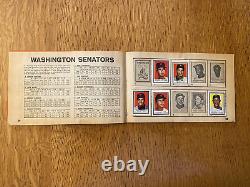 Collectible Vintage Topps Baseball Stamp Album, with 126 Star Player Stamps