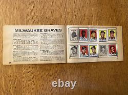 Collectible Vintage Topps Baseball Stamp Album, with 126 Star Player Stamps