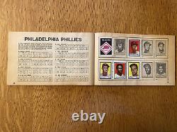 Collectible Vintage Topps Baseball Stamp Album, with 126 Star Player Stamps