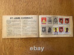 Collectible Vintage Topps Baseball Stamp Album, with 126 Star Player Stamps