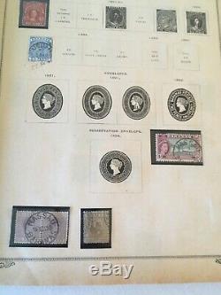 Collection 1897 Scott Album A Number Of Better Stamps Us Foreign Bk-3