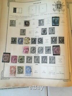 Collection 1897 Scott Album A Number Of Better Stamps Us Foreign Bk-3