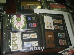 Collection 250 Early Stamp Presentation Packs 1971 -1974 Albums