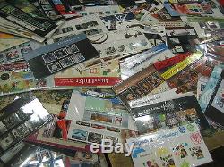 Collection 335 Presentation Pack 1984-2011 Fv Stamps £1000.00 + 5 Albums