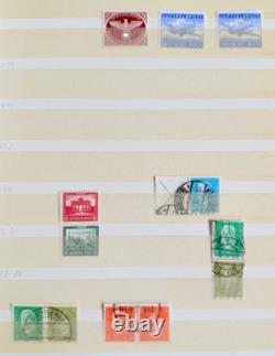 Collection De Timbres De L'Empire Allemand 1917 1941 Dans Un Grand Album