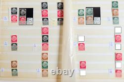 Collection De Timbres De L'Empire Allemand 1917 1941 Dans Un Grand Album