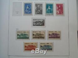 Collection Monaco 1885-1968 Mostly Vf Mnh In Luxe Davo Album