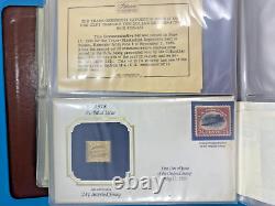 Collection OF ALBUM Of 30/x 22kt Golden Replicas and FD Covers of US Stamps