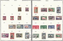 Collection Of Ceylon Stamps From 1903-1972 On Album Pages 240v Used