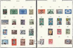 Collection Of Ceylon Stamps From 1903-1972 On Album Pages 240v Used