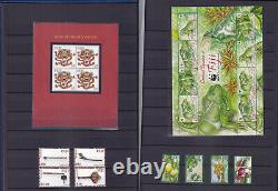 Collection Of Fiji Stamps In Stock Book 165 Stamps + 14 Ms All Mint Nh