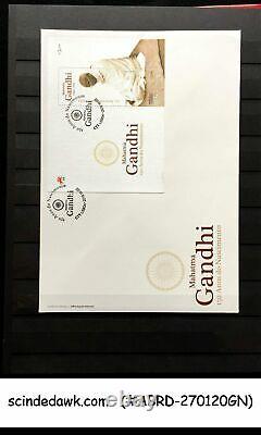 Collection Of Gandhi Stamps & Cover From Diff. Countries In An Album