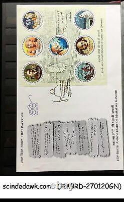 Collection Of Gandhi Stamps & Cover From Diff. Countries In An Album