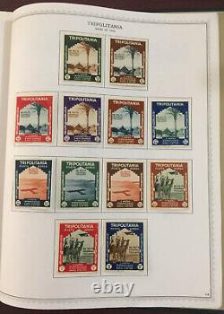 Collection Of Italy Italian Colonies + 500 Diff. Stamps In An Album Cv=$3000.00