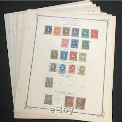 Collection Of U. S. Telegraph Stamps On 8 Album Pages 46 Stamps CV $275.70