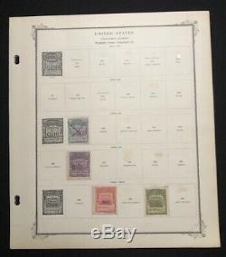 Collection Of U. S. Telegraph Stamps On 8 Album Pages 46 Stamps CV $275.70