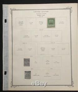 Collection Of U. S. Telegraph Stamps On 8 Album Pages 46 Stamps CV $275.70