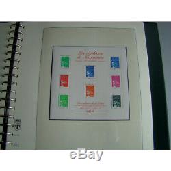 Collection de timbres de France neuf 2002-2003 dans un album Lindner SUP