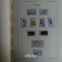 Collection de timbres de France neufs 1980-1991 complet dans album lux, SUP