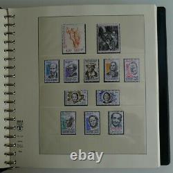 Collection de timbres de France neufs 1983-1990 complet dans album Lindner, SUP