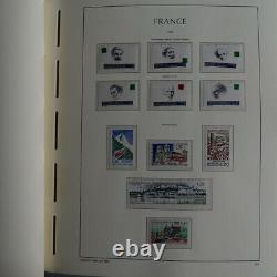 Collection de timbres de France neufs 1992-2000 complet dans album lux, SUP