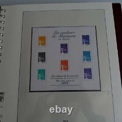 Collection de timbres de France neufs 2002-2004 complet dans album Lindner, SUP