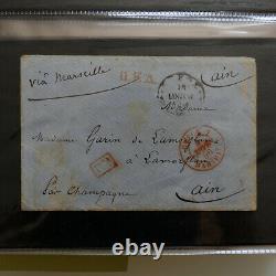 Collection histoire postale française 1771-1957 en album