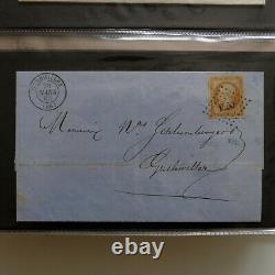 Collection histoire postale française 1771-1957 en album