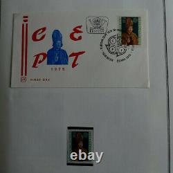 Collection historique des timbres Europa 1971-1975 en album Cérès