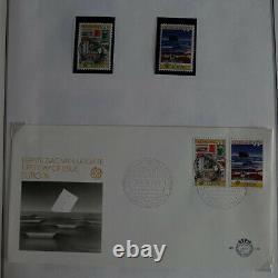 Collection historique des timbres Europa 1976-1979 en album Cérès