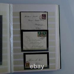 Collection lettres de deuil Suisse 1865-1971 en album