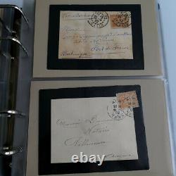 Collection lettres de deuil de France 1881-1967 en album