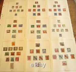 Collection lot Germany stamp 1950-70s mint used on Lindner hingeless album pages
