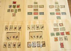 Collection lot Germany stamp 1950-70s mint used on Lindner hingeless album pages