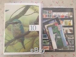 Collection of 2010 Australian Post YearBook Album with MUH Stamps Deluxe