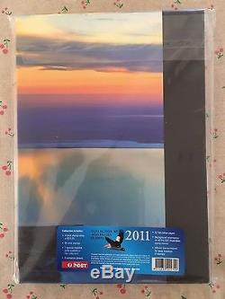 Collection of 2011 Australian Post Year Book Album with Stamps Deluxe Edition