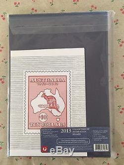 Collection of 2013 Australian Post Year Book Album with Stamps Deluxe Edition