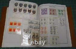 Collection of 515 Original United States Liberty Plate Blocks Stamps in Album