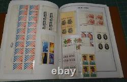 Collection of 515 Original United States Liberty Plate Blocks Stamps in Album