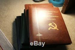 Collection of 6 album stockbooks with nice stamp collection unchecked unpicked