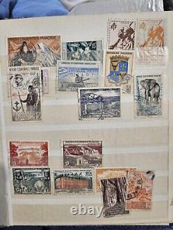 Collection of World Stamps in a Binder (Album)